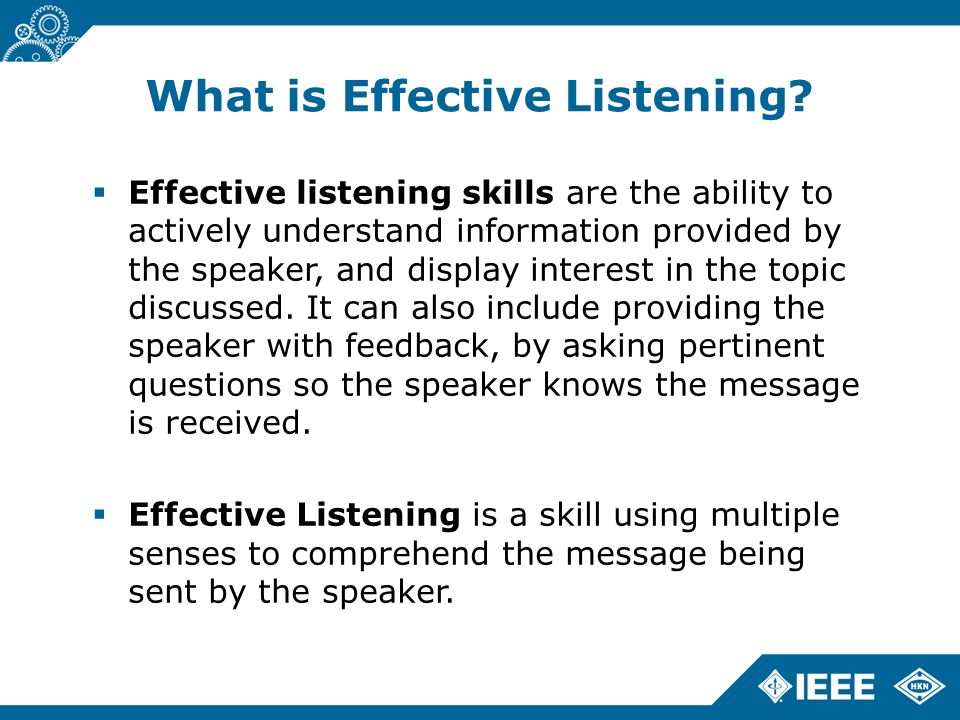 Active Listening Activities